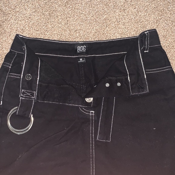 BDG M BLACK SKIRT WITH BELT NWOT - Picture 3 of 4